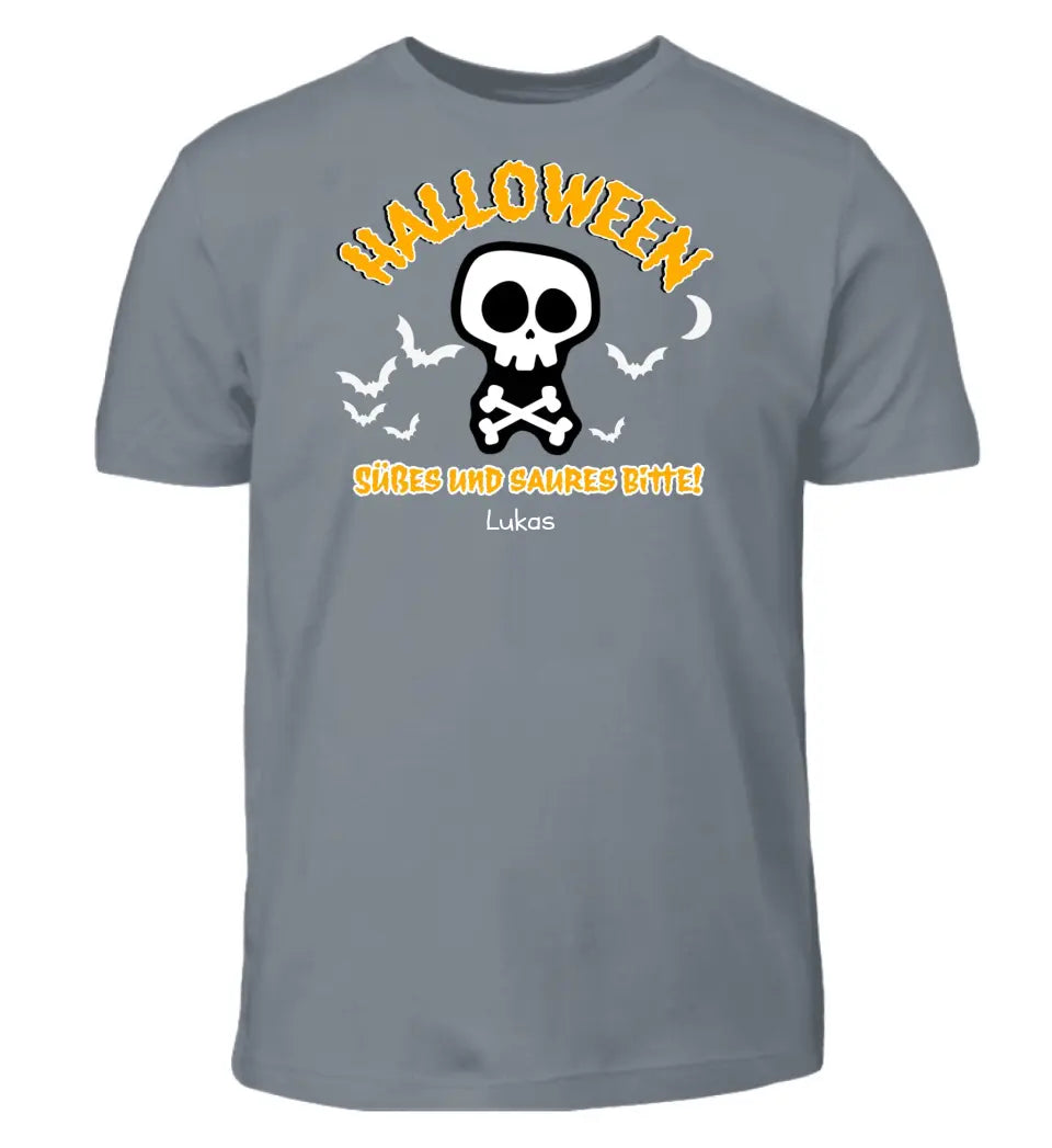 Halloween, Süßes und Saures Bitte! - T-Shirt ab 0 Monate