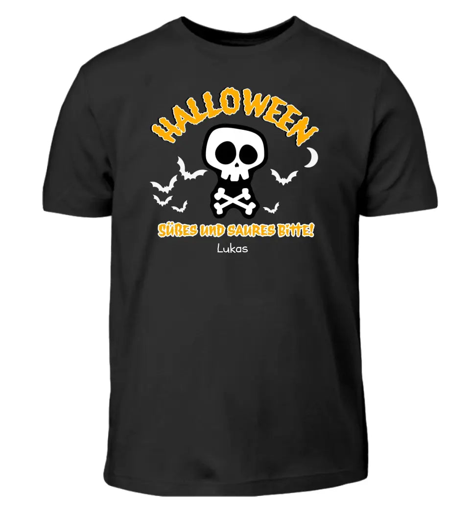 Halloween, Süßes und Saures Bitte! - T-Shirt ab 0 Monate