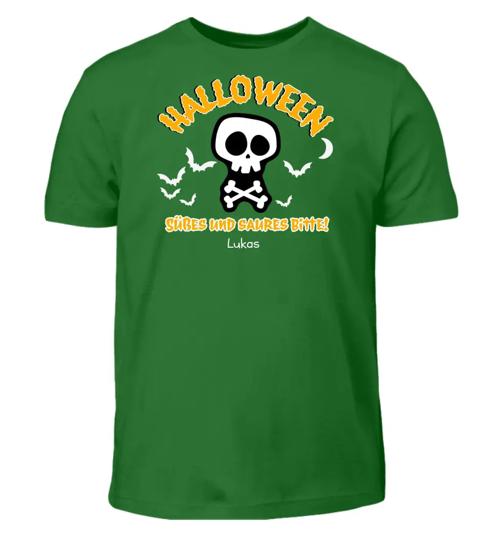 Halloween, Süßes und Saures Bitte! - T-Shirt ab 0 Monate