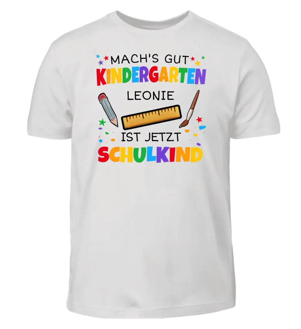 Mach's gut Kindergarten [Kindername] - T-Shirt ab Größe 98