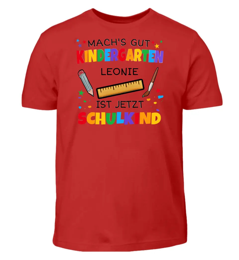 Mach's gut Kindergarten [Kindername] - T-Shirt ab Größe 98