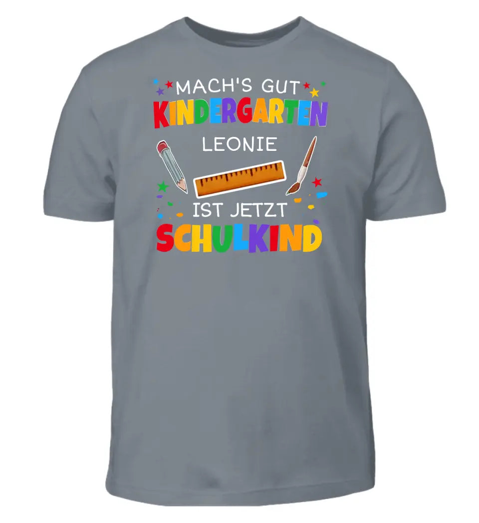 Mach's gut Kindergarten [Kindername] - T-Shirt ab Größe 98