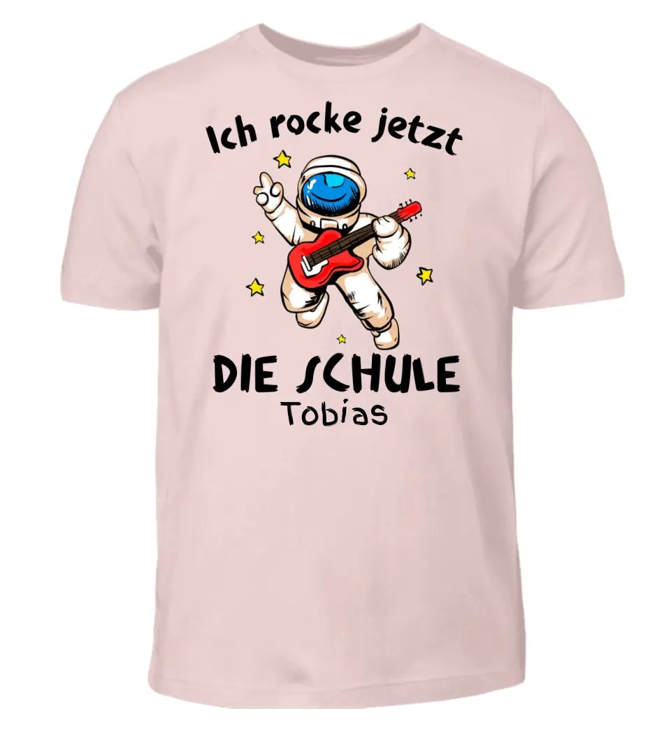 Ich rocke jetzt die Schule Astronaut - T-Shirt ab Größe 98