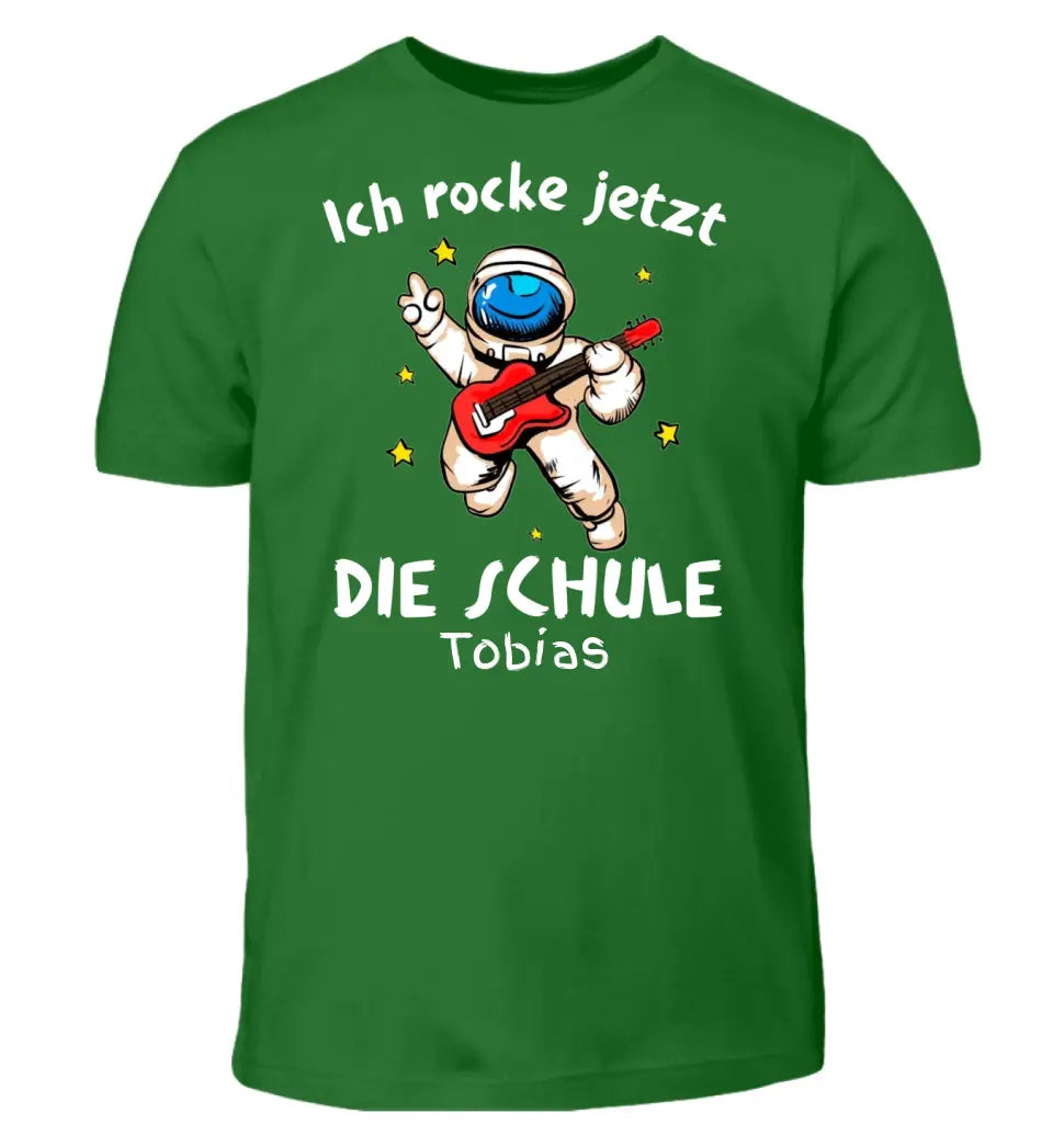 Ich rocke jetzt die Schule Astronaut - T-Shirt ab Größe 98