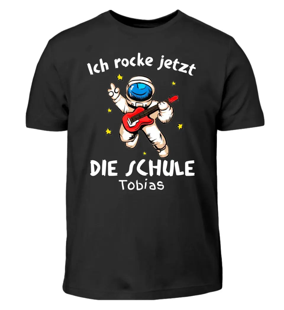 Ich rocke jetzt die Schule Astronaut - T-Shirt ab Größe 98