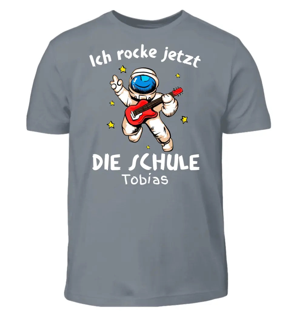 Ich rocke jetzt die Schule Astronaut - T-Shirt ab Größe 98