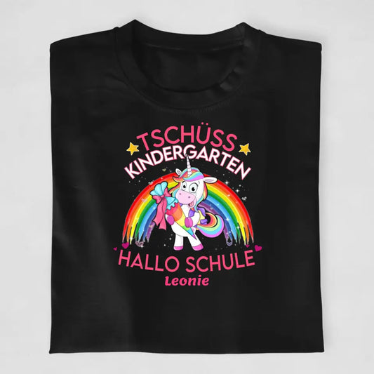 Tschüss Kindergarten, Hallo Schule - T-Shirt ab Größe 98