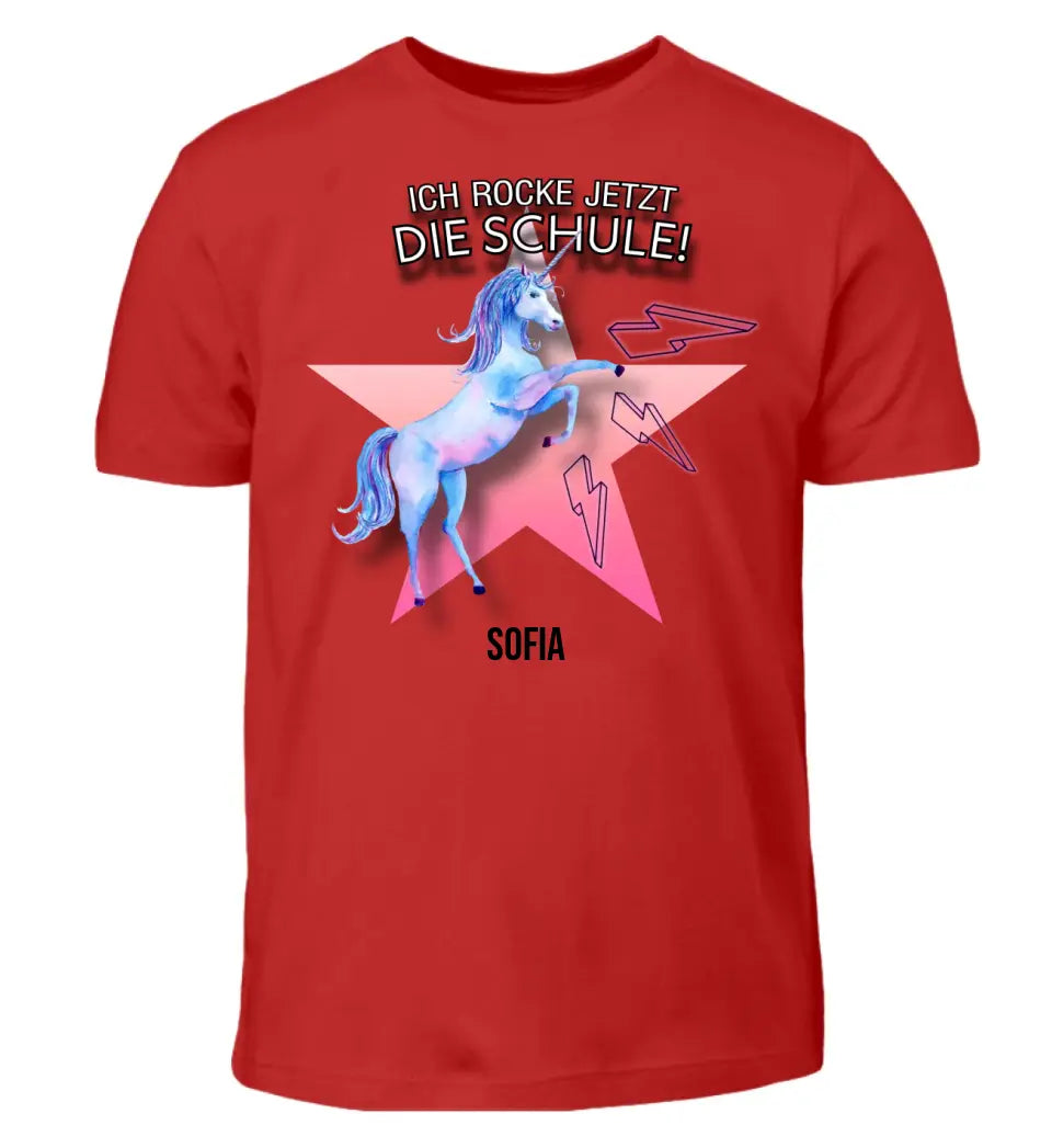 Ich rocke jetzt die Schule! - T-Shirt ab Größe 98