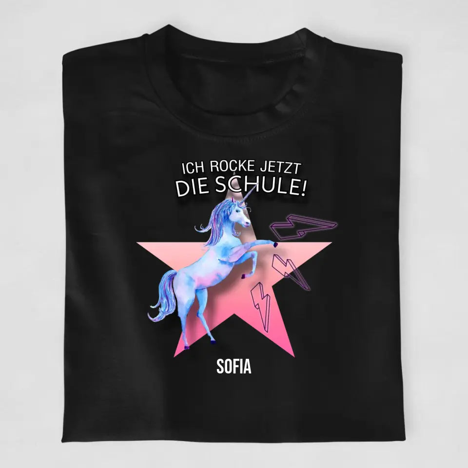 Ich rocke jetzt die Schule! - T-Shirt ab Größe 98