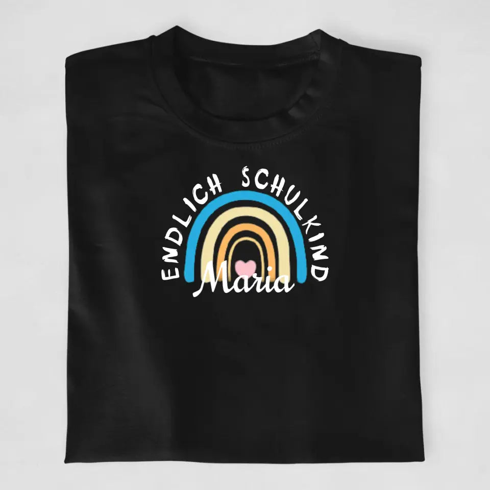 Endlich Schulkind Bogen - T-Shirt ab Größe 98