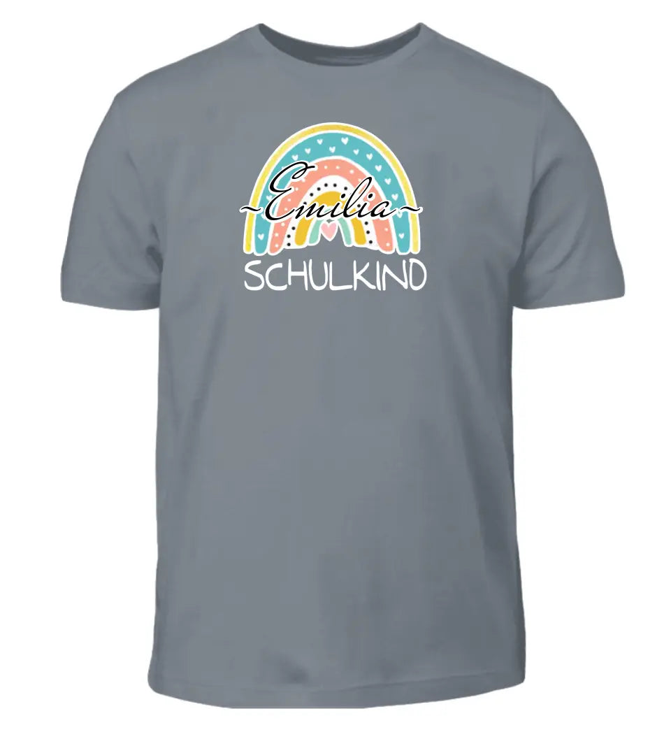 Schulkind Regenbogen - T-Shirt ab Größe 98