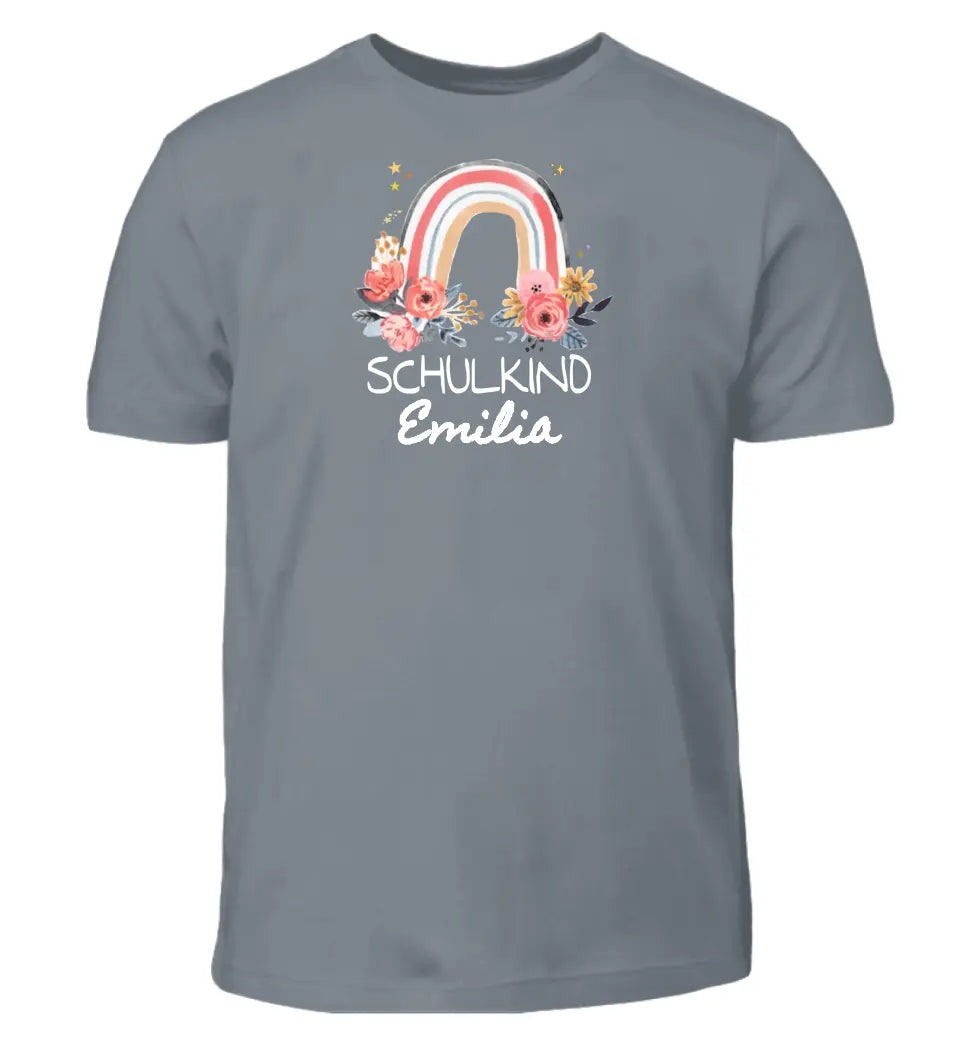 Schulkind [Kindername] - T-Shirt ab Größe 98