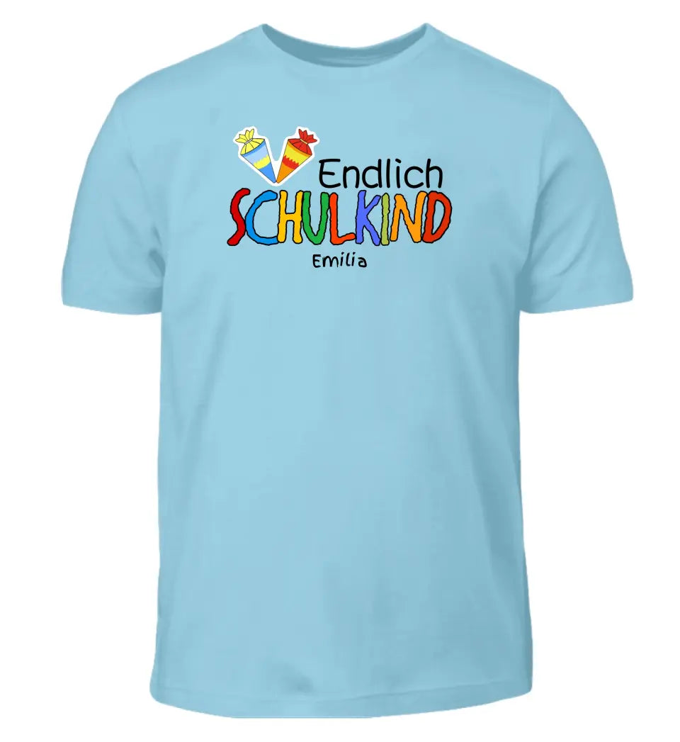 Endlich Schulkind - T-Shirt ab Größe 98