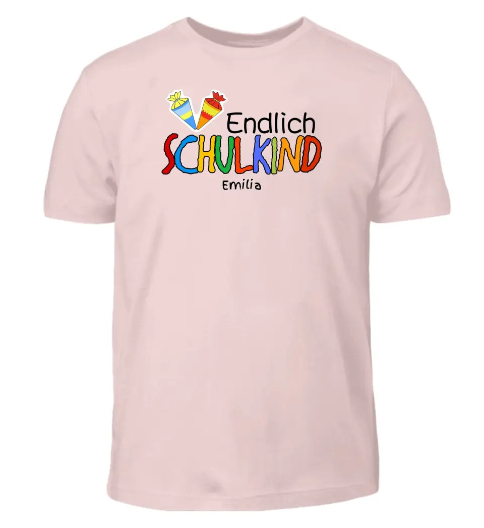 Endlich Schulkind - T-Shirt ab Größe 98