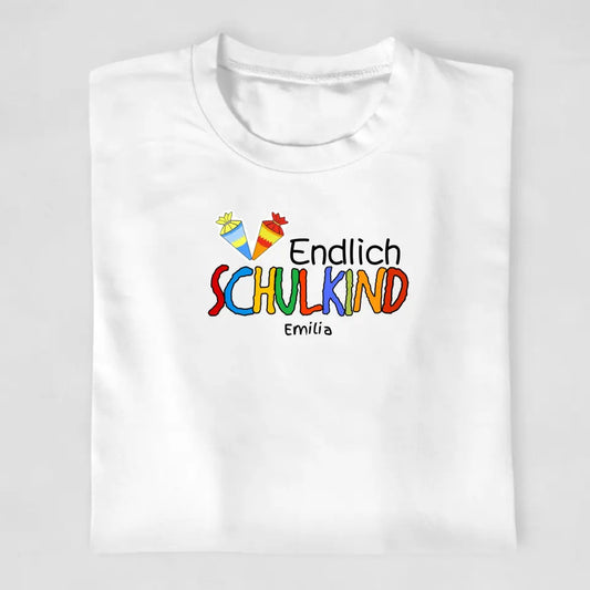 Endlich Schulkind - T-Shirt ab Größe 98