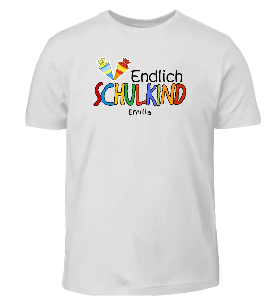 Endlich Schulkind - T-Shirt ab Größe 98