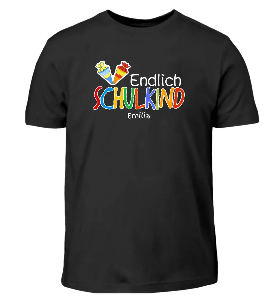 Endlich Schulkind - T-Shirt ab Größe 98