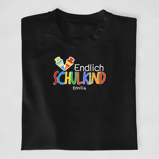 Endlich Schulkind - T-Shirt ab Größe 98