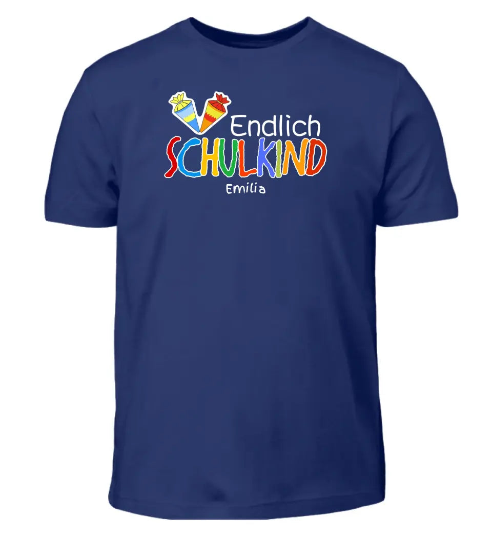 Endlich Schulkind - T-Shirt ab Größe 98