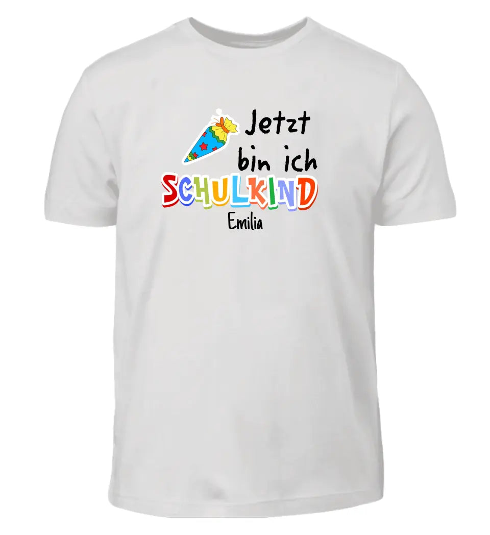 Jetzt bin ich Schulkind/Kindergartenkind - T-Shirt ab 0 Monate