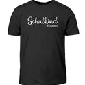 Schulkind mit Kindername - T-Shirt ab Größe 98