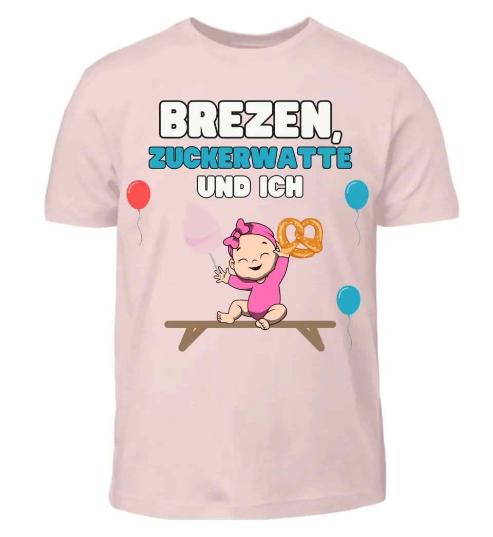 Brezen & Zuckerwatte - Kinder T-Shirt