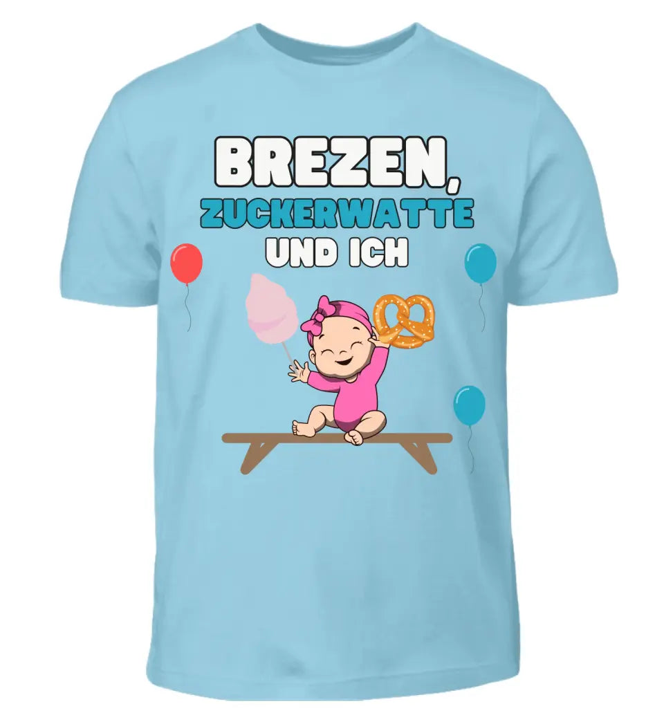 Brezen & Zuckerwatte - Kinder T-Shirt