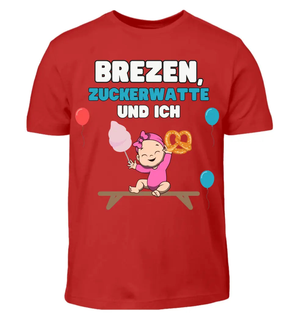 Brezen & Zuckerwatte - Kinder T-Shirt