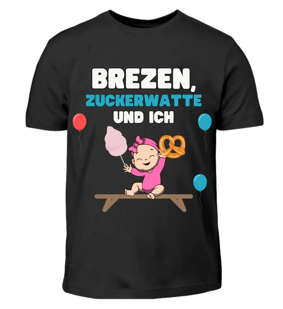 Brezen & Zuckerwatte - Kinder T-Shirt