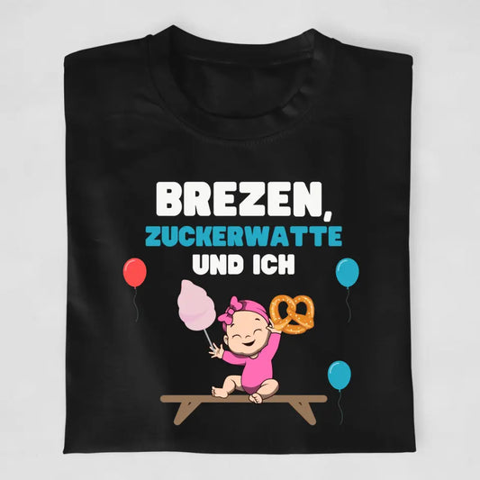 Brezen & Zuckerwatte - Kinder T-Shirt