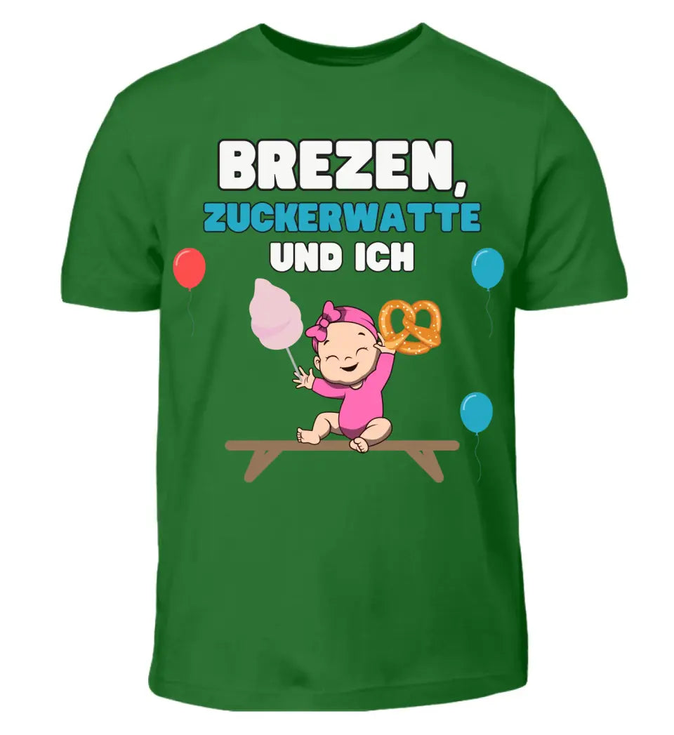 Brezen & Zuckerwatte - Kinder T-Shirt