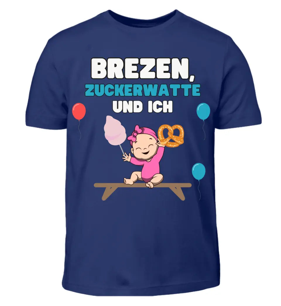 Brezen & Zuckerwatte - Kinder T-Shirt