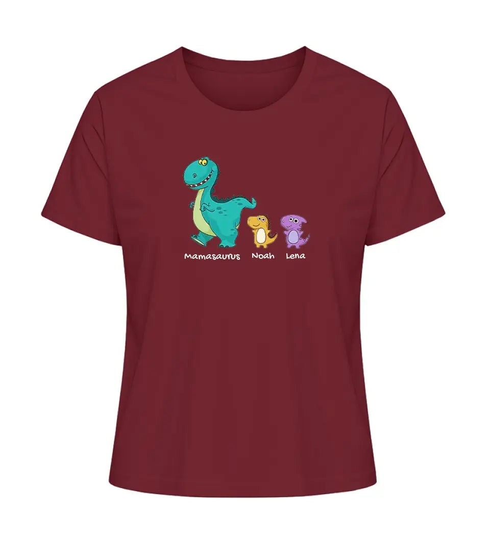 Mamasaurus - Damen T-Shirt personalisierbar