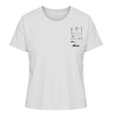 Mama auf Schaukel mit Kindern - Damen T-Shirt personalisierbar