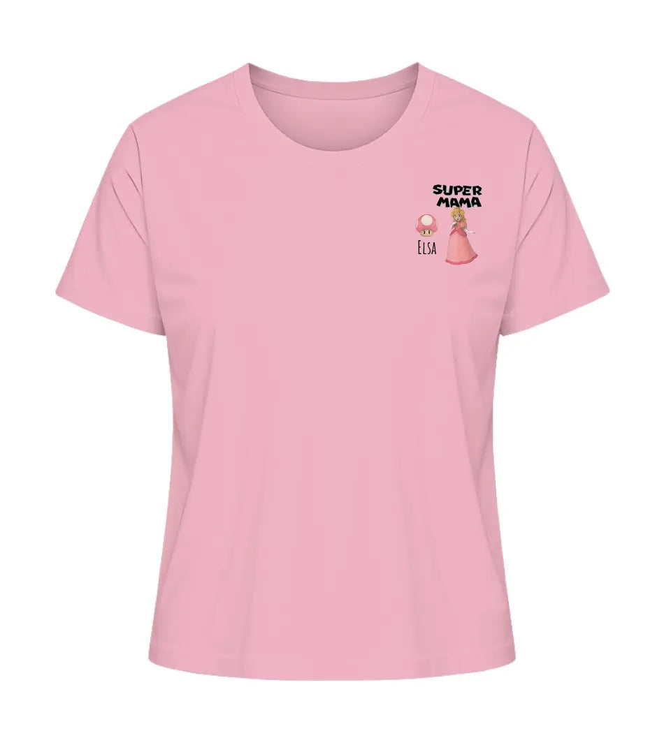 Super Mama - Damen T-Shirt personalisierbar