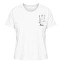 Mama auf Schaukel mit Kindern - Damen T-Shirt personalisierbar