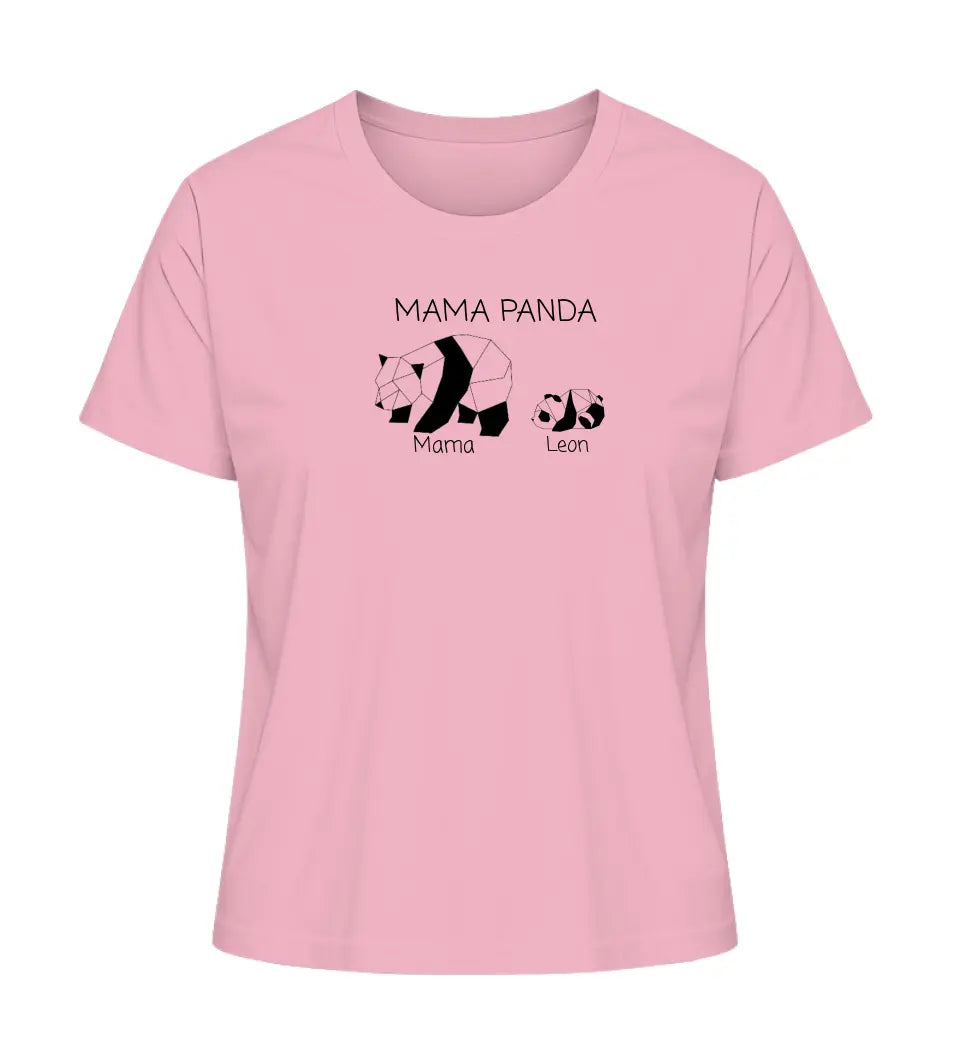 Mama Panda - Damen T-Shirt personalisierbar