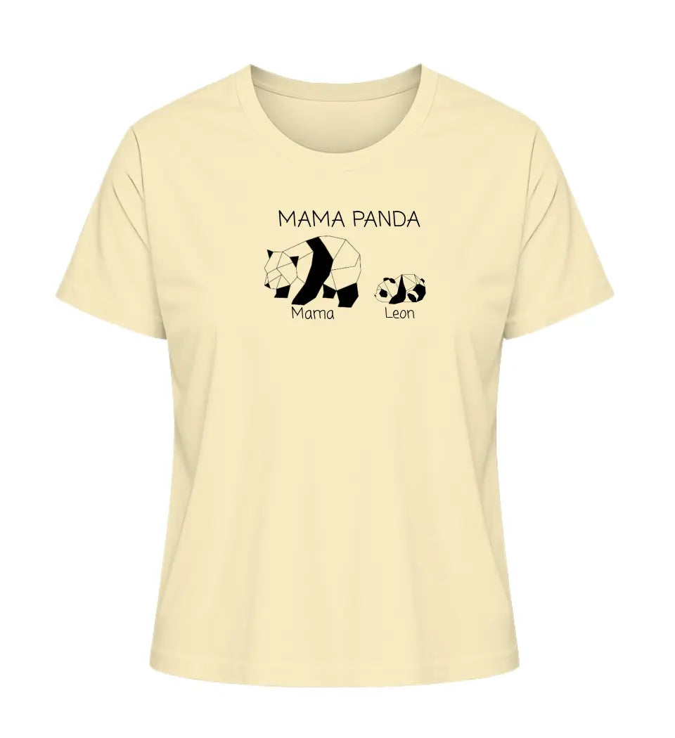 Mama Panda - Damen T-Shirt personalisierbar