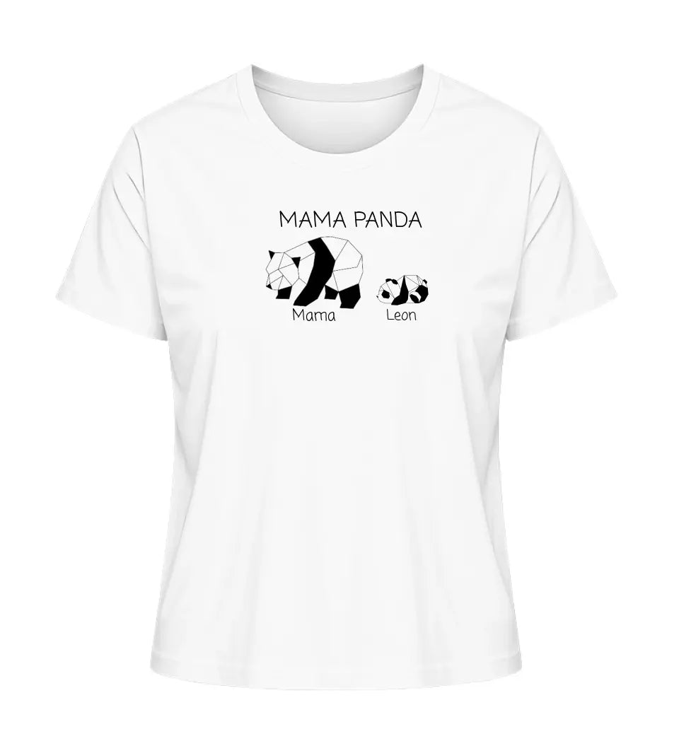 Mama Panda - Damen T-Shirt personalisierbar