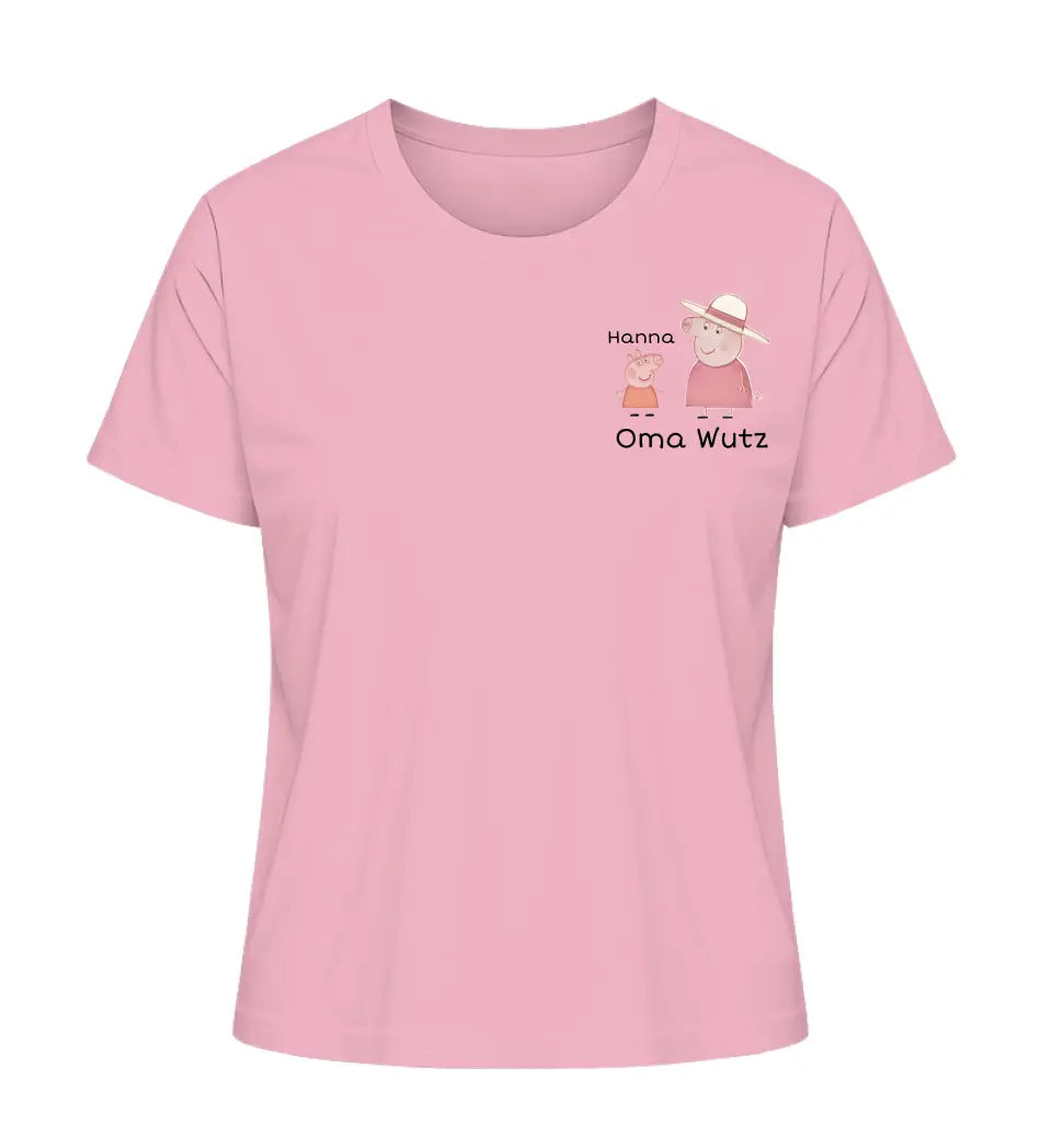 Oma Wutz - Damen T-Shirt personalisierbar