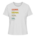 Legende, Ehefrau, Mama, Oma - Damen T-Shirt personalisierbar