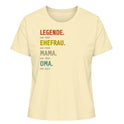 Legende, Ehefrau, Mama, Oma - Damen T-Shirt personalisierbar