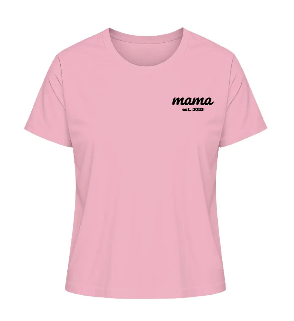 Mama est. - Damen T-Shirt personalisierbar
