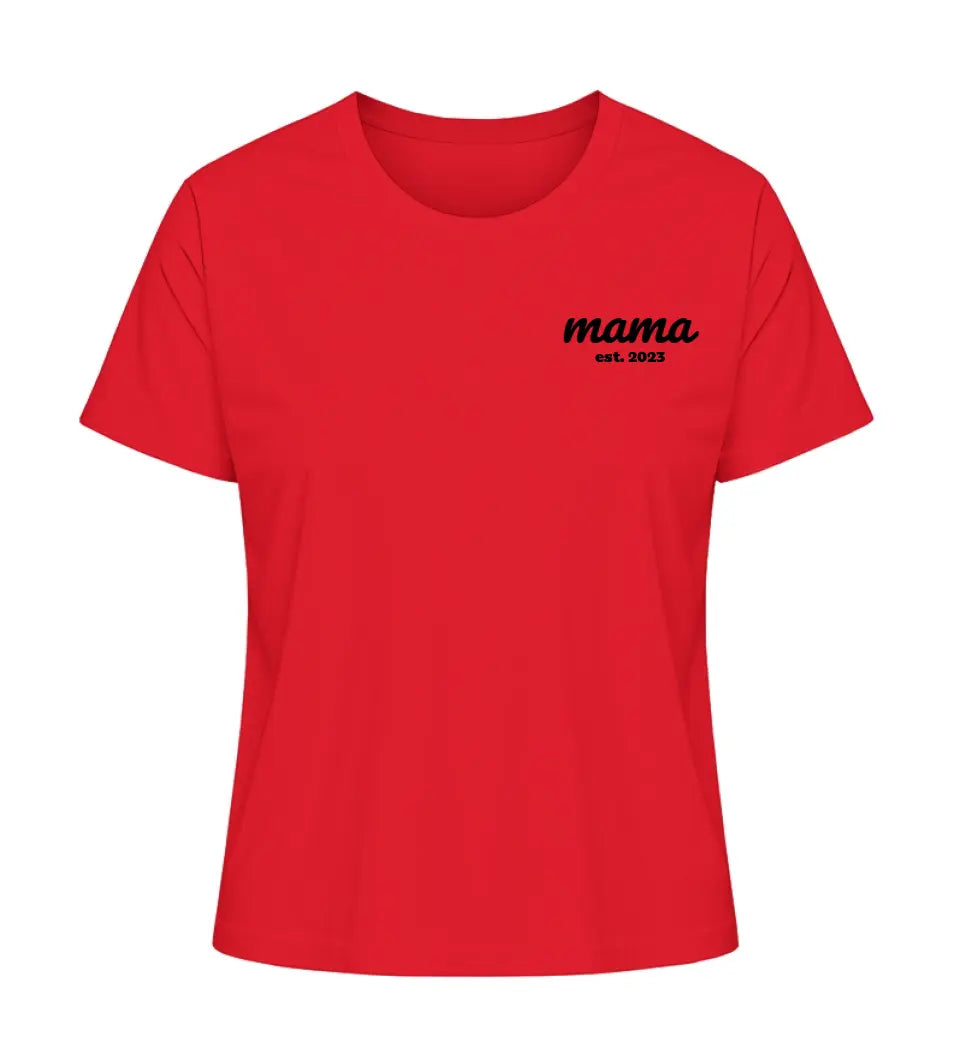 Mama est. - Damen T-Shirt personalisierbar