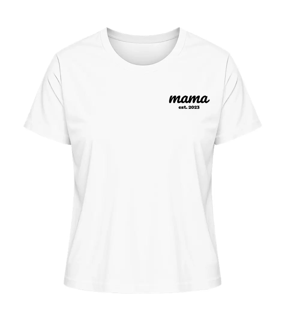 Mama est. - Damen T-Shirt personalisierbar