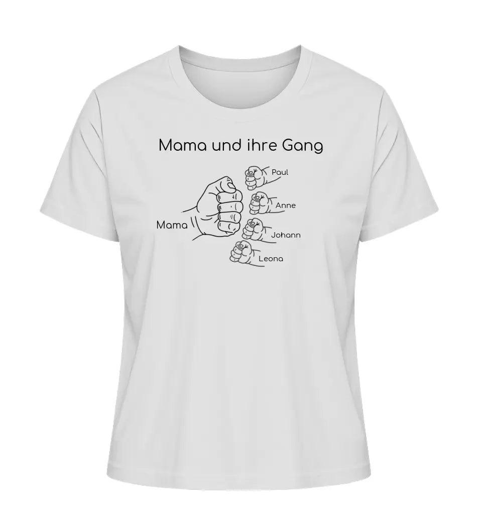 Mama und ihre Gang - Damen T-Shirt personalisierbar