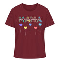 Mama/Oma Herzballons - Damen T-Shirt personalisierbar