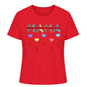 Mama/Oma Herzballons - Damen T-Shirt personalisierbar