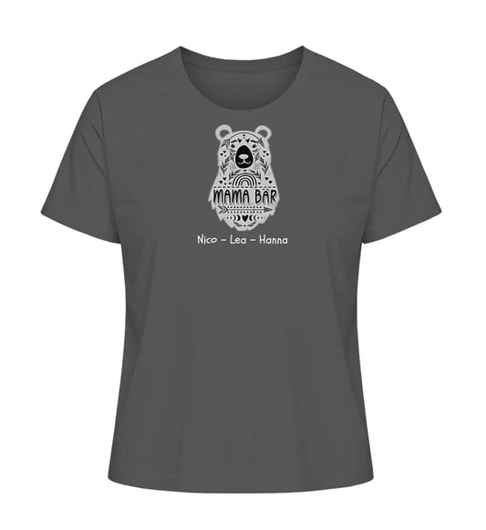 Mama Bär - Damen T-Shirt personalisierbar