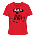 So sieht die beste Mama/Oma der Welt aus - Damen T-Shirt personalisierbar